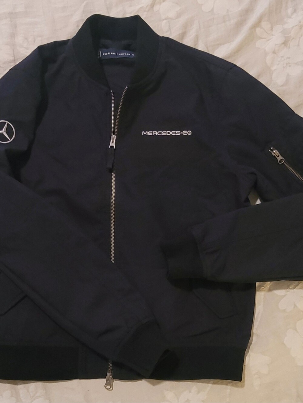 Men's Size XS Mercedes‑EQ Black Service Jacket By Everlane